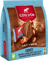 MEU CoteDor Mini Carré Milk caramel Almonds 180g