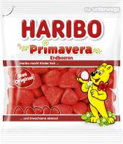 Haribo Primavera Erdbeeren 100g, 16pcs