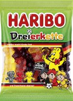 Haribo Limited Dreierkette 175g, 30pcs Frohe WM-nachte Promotion