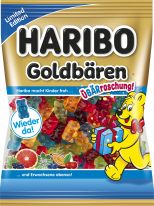 Haribo Limited Goldbären ÜBÄRraschung 200g, 18pcs 100 Jahre Goldbären Promotion