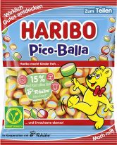 Haribo Limited Pico Balla Freude 160g, 22pcs Tchibo Promotion