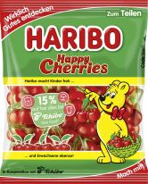 Haribo Limited Happy Cherries Promo 175g, 40pcs Tchibo Promotion