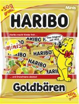 Haribo Limited Goldbären Minis Überfüll 300g, Display, 252pcs Schulstart Promotion