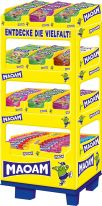 Haribo Halloween Maoam Vielfalt 7 sort 110-325g, Display, 206pcs Halloween Promotion