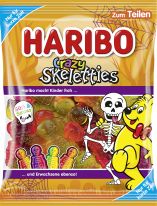 Haribo Halloween Crazy Skeletties 160g Halloween Promotion