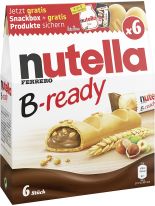 FDE Limited Nutella B-Ready 6er 132g, Display, 96pcs