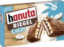 Ferrero Limited Hanuta Riegel Cocos 5er 172.5g