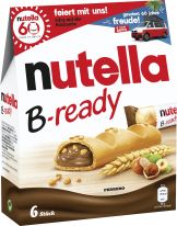 Ferrero Limited Nutella B-Ready 6er 132g, Display, 96pcs