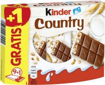 FDE Limited Kinder Country 9 + 1 235g, Display, 144pcs