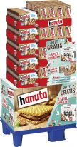 Ferrero Limited Hanuta 10er & Hanuta Riegel 5er, Display, 160pcs Sammelspaß zur EM 2024