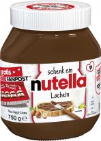 Ferrero Limited Nutella 750g Fan-Post Promotion