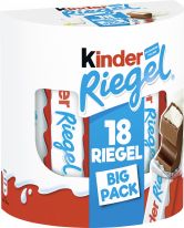 Ferrero Limited Kinder Riegel 18er 378g, Display, 150pcs