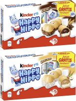 Ferrero Limited Kinder Happy Hippo Cacao & Haselnuss 5er, MixCarton, 20pcs