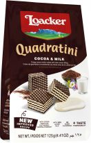 Loacker Quadratini Cacao Milk 125g