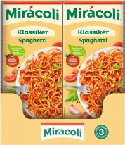 MDE Mirácoli 3 Portionen Pasta-Gerichte Spaghetti Klassiker 380g