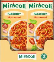 MDE Mirácoli 3 Portionen Pasta-Gerichte Maccaroni Klassiker 360g