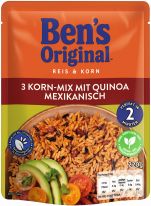 Ben’s Original Express-Reis Reis & Korn 3-Korn-Mix mit Quinoa Mexikanisch 220g