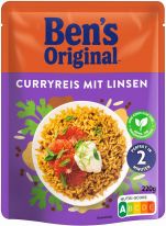 Ben’s Original Express-Reis Curryreis mit Linsen 220g