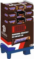 Mars/Snickers Multipack 3 sort, Display, 154pcs