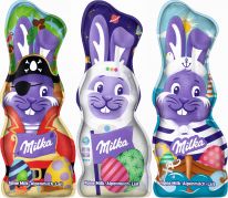 Mondelez Easter - Milka Schmunzelhase Alpenmilch Design Edition 45g