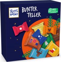 Ritter Sport Christmas Bunter Teller 230g