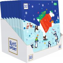 Ritter Sport Christmas Quadrat-Adventskalender 347g, 8pcs