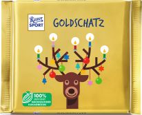 Ritter Sport Christmas Goldschatz 145g