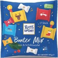 Ritter Sport Christmas Bunter-Mix 195g