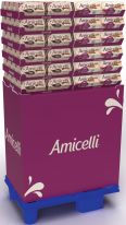 Ritter Sport Limited Amicelli Kakaocreme 200g, Display, 96pcs