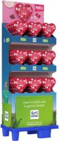 Ritter Sport Limited Schwokowürfel Herz 15x8g, Display, 81pcs