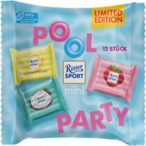 Ritter Sport Limited mini Pool Party 200g, Display, 45pcs
