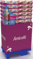 Ritter Sport Limited Amicelli Milchcreme & Kakaocreme 2 sort 200g, Display, 96pcs