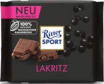 Ritter Sport Limited Lakritz Vollmilch Tafel 100g