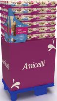 Ritter Sport Limited Amicelli Haselnuss + Milchcreme, Display, 96pcs