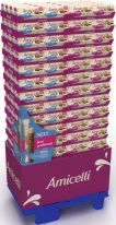 Ritter Sport Limited Amicelli Haselnuss + Milchcreme, Display, 192pcs