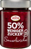 Zentis 50% weniger Zucker, Fruchtaufstrich, Sauerkirsche 195g