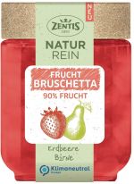 Zentis NaturRein Fruchtbruschetta stückig 90% Frucht Erdbeere-Birne 200g