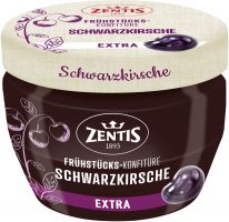 Zentis Frühstücks-Konfitüre Extra Schwarzkirsche 340g