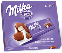 Milka Eiskonfekt Herzen 3x8x10ml