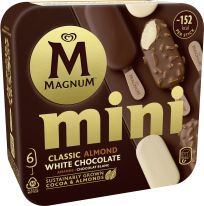 Langnese Multipack Magnum Mini Classic/Almond/White Chocolate 6x55ml
