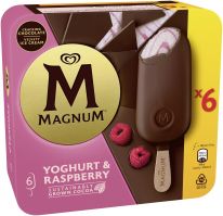 Langnese Multipack Magnum Yoghurt & Raspberry 6x100ml