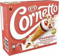 Langnese Multipack Cornetto Erdbeer 6x90ml