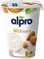 Alpro Soja-Joghurtalternativen Natur Mit Mandeln, 500g