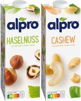 Alpro Drinks Ohne Soja Cashew/Hazelnut 1000ml, 8pcs