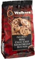 Walkers Mini Chocolate Chip Shortbread Snack Pack 125g