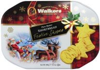 Walkers Festive Shapes Shortbread Tin 350g