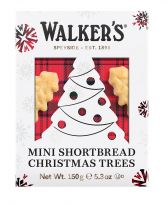 Walkers 3D Carton Mini Shortbread Christmas Trees 150g