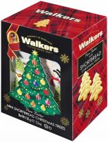 Walkers 3D Carton Mini Shortbread Christmas Trees 150g