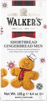 Walkers Chrismas Shortbread Gingerbread Men 125g