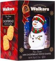 Walkers Chrismas Mini Snowmen im Geschenkkarton in 3D-Optik 150g